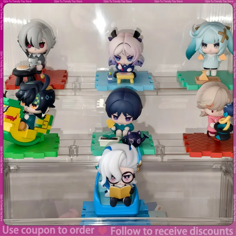 

Genuine Genshin Impact Blind Box Collectible Figurines Cosplay Display Figurines Amber Ornament Toys Cute Gifts Holiday Surprise
