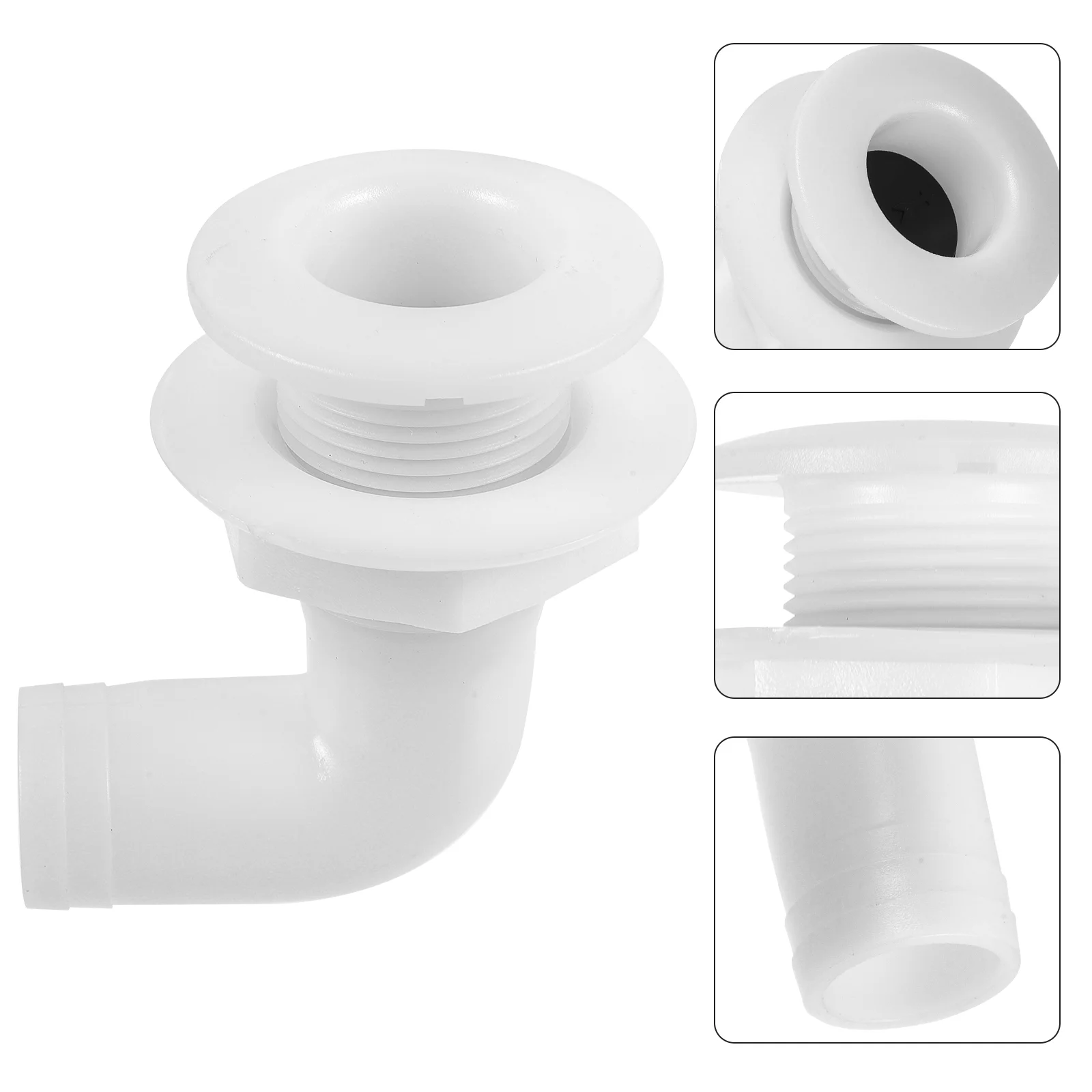 

Yacht Bilge Drain Scuppers for Boats Fitting Bottom Ship Sewage Outfall Draino Junction Block Fittings Portable Plastic