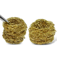 hot sell Soldering Tip Cleaner Brass Balls Steel Wool Iron Copper Wire Cleaning Balls Soldering Tip Cleaner Brass Wire Balls