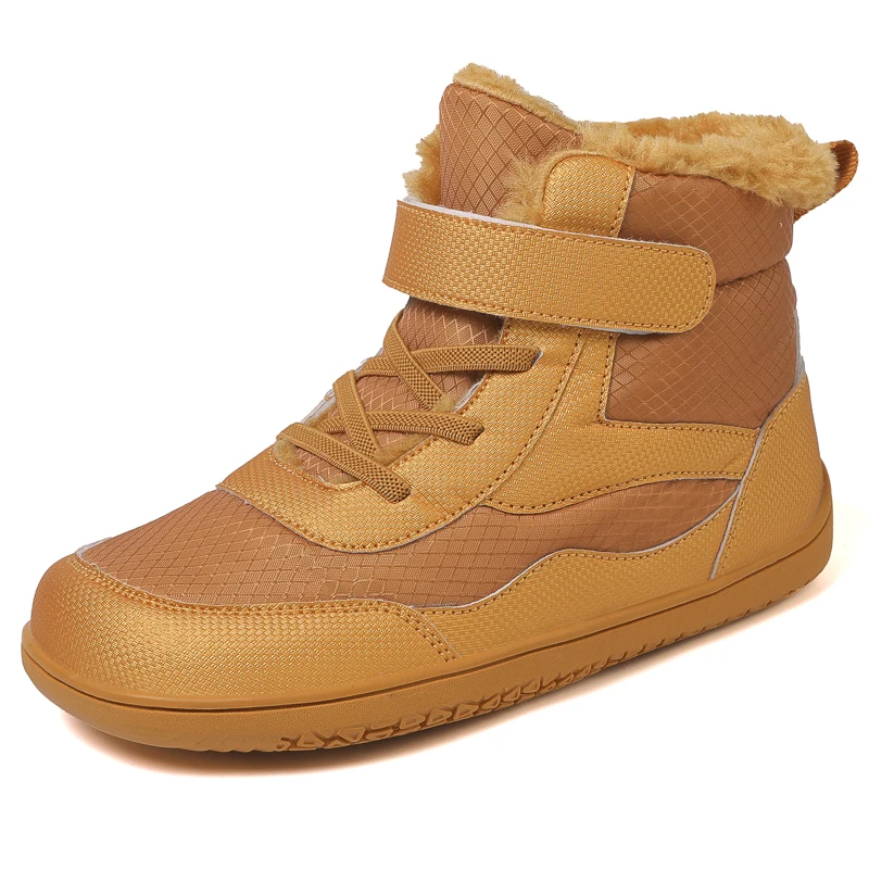 Winter Warme Kinder Schnee Stiefel Plüsch High Top Anti-Slip Casual Turnschuhe Kinder Wasserdicht Verdicken Junge Mädchen Baumwolle Schuhe