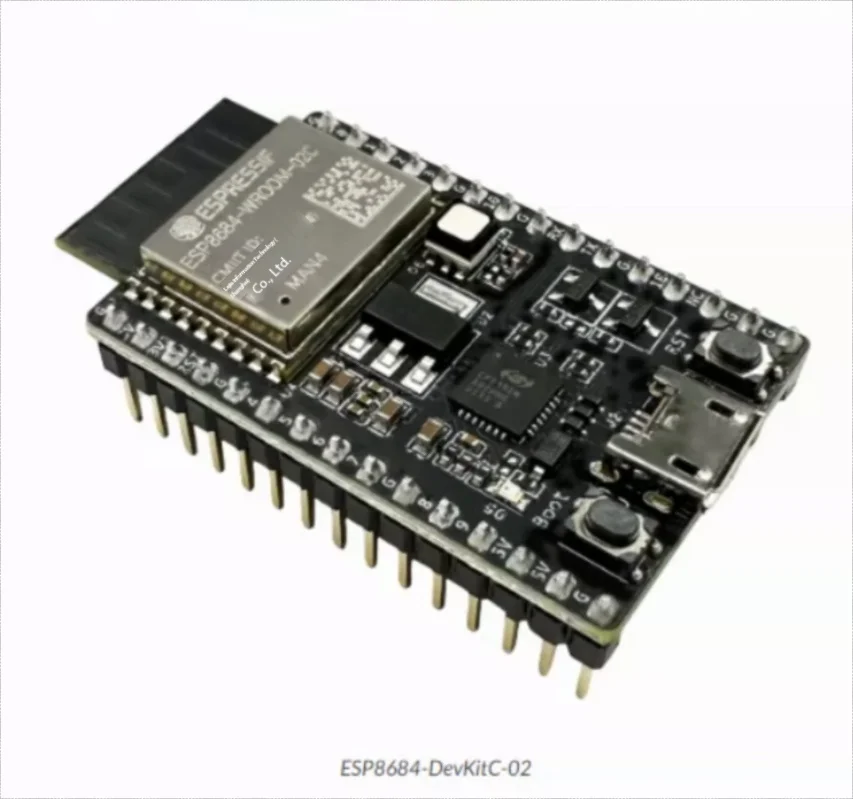 Espressif ESP8684-DevKitC-02 ESP32-C2 Dev Board WROOM-02C Wi-Fi 4 BLE GPIO Breadboard for Lab Teaching IoT Prototyping