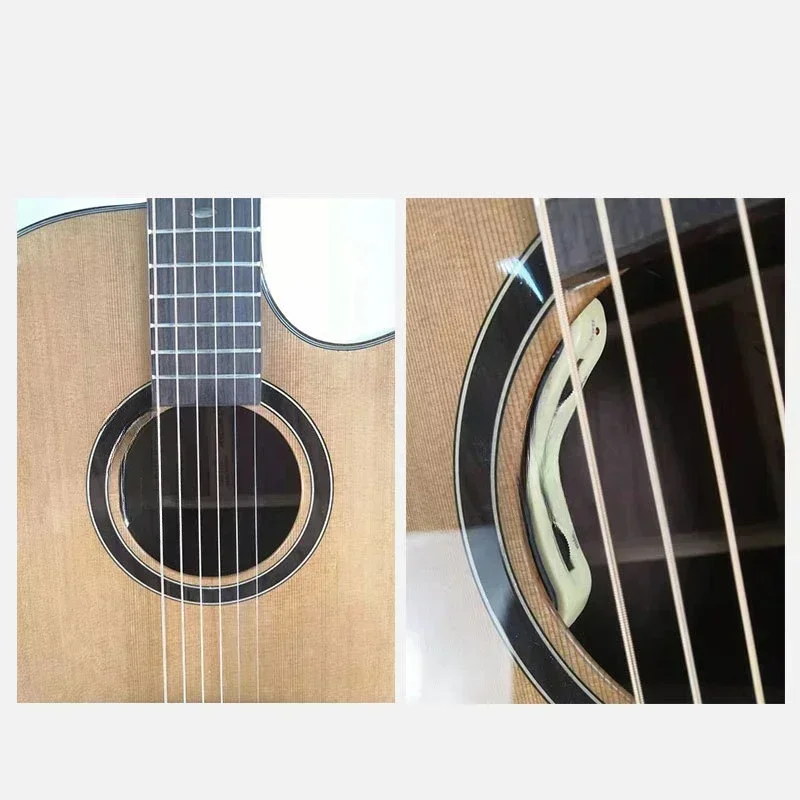 Wholesale high quality acoustic guitar stage play plate free hole folk classical pickups