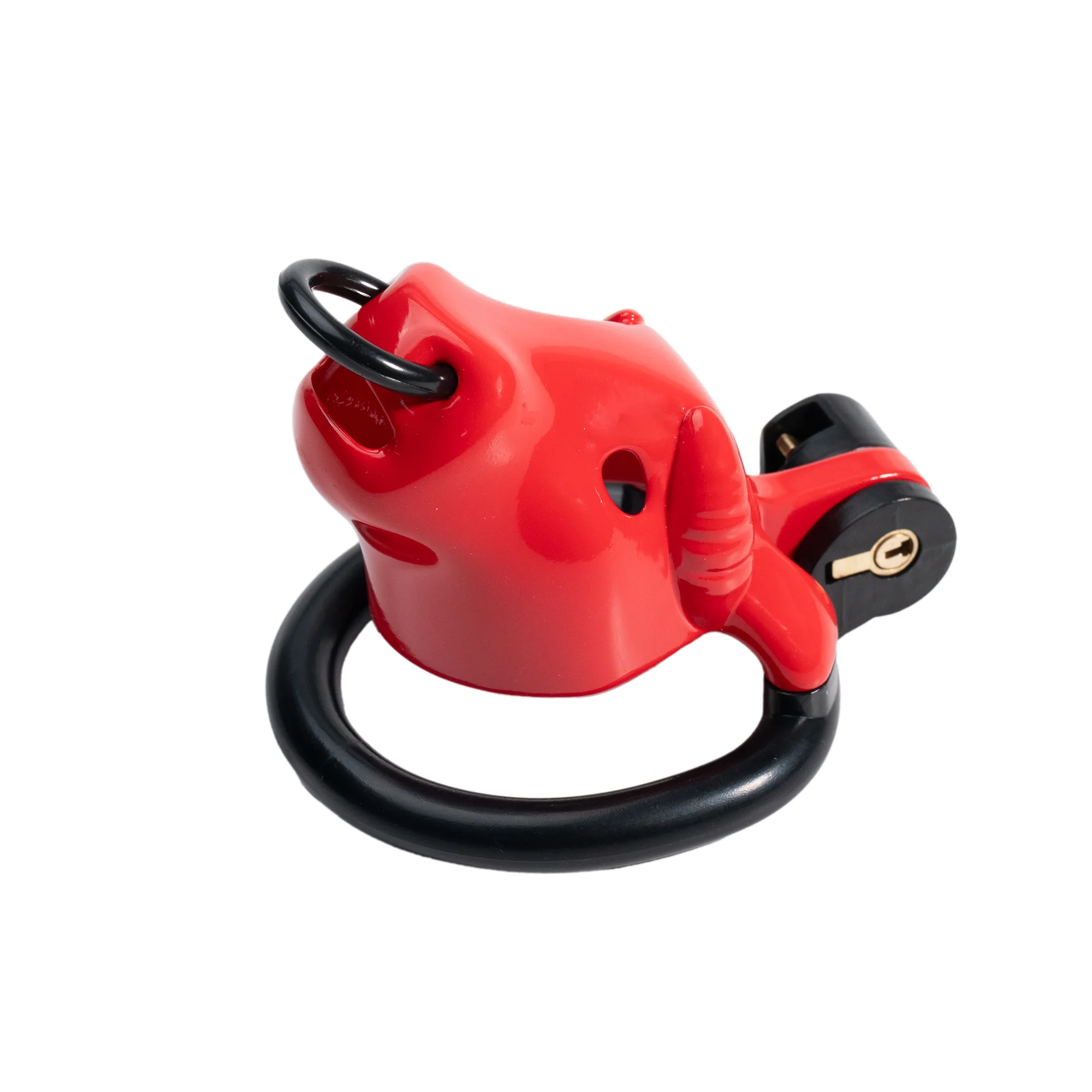 Cow Chastity Lock, Traction Chastity Lock, Male Lower Body Restraint, SM Dog Collar Chastity Device view 6
