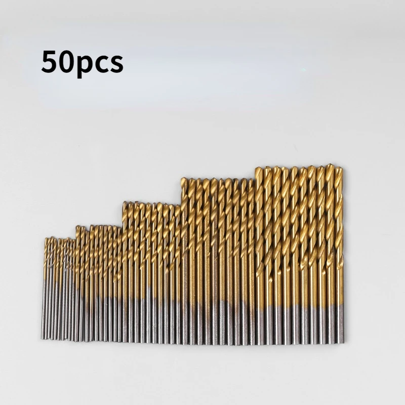 

50 Pcs Cobalt Drill Bit Set HSS Multi Twist Drill Bits Spiral Screw Metric Composite Tap Drill Bit Metal Special Tap Drill Bit