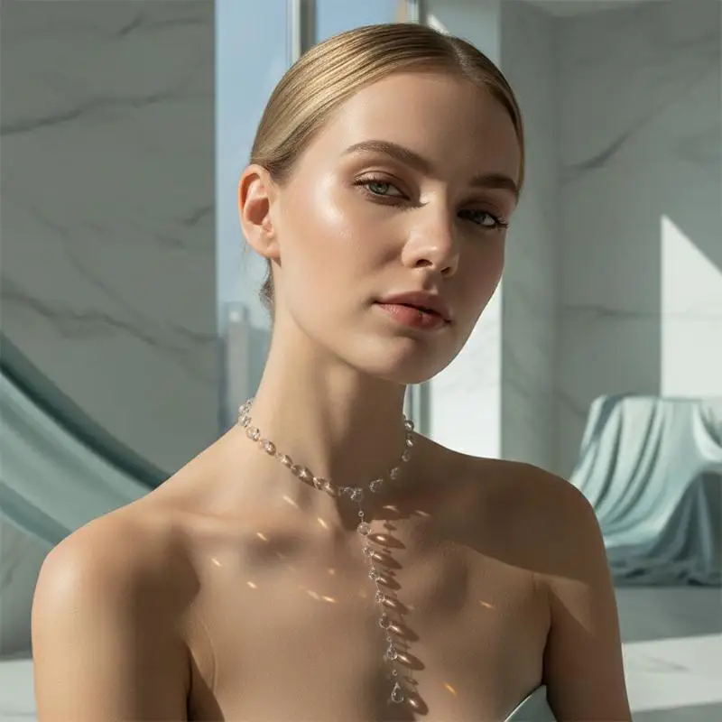 

Серьги-капли из прозрачного хрусталя для женщин, уникальные украшения на ключичную цепочку для шопинга и активного отдыха