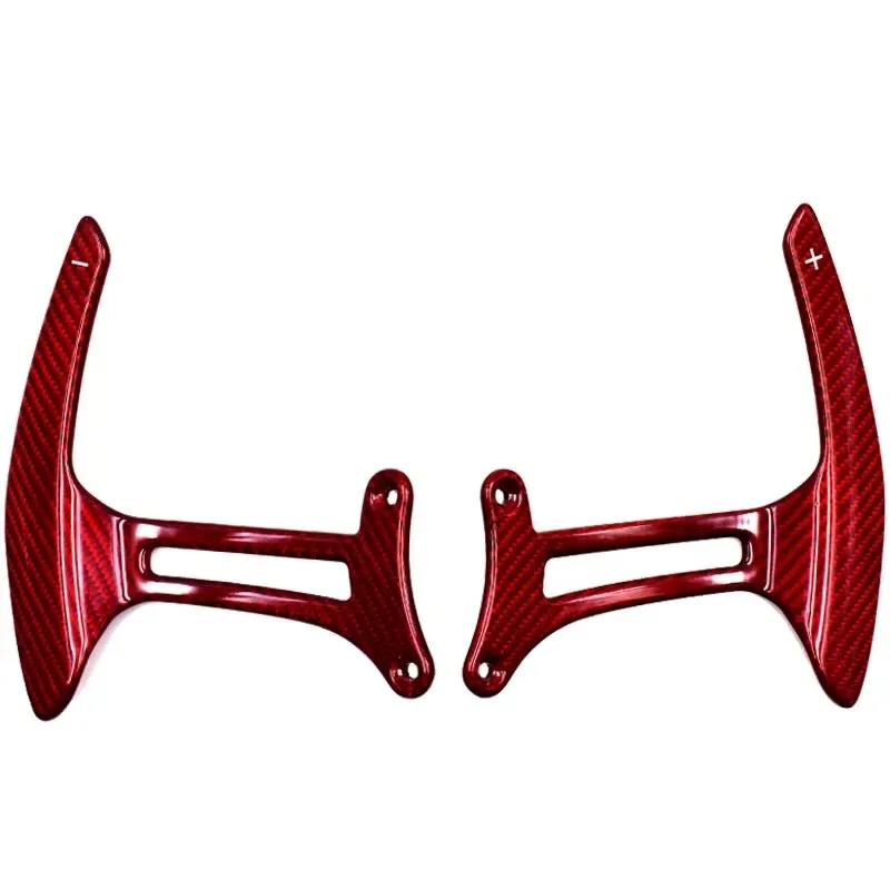 Hot Sale Real Glossy Carbon Fiber Paddle Shifter Extension Replace for 488 GTB Spider F8 Steering Wheel Shift Paddles