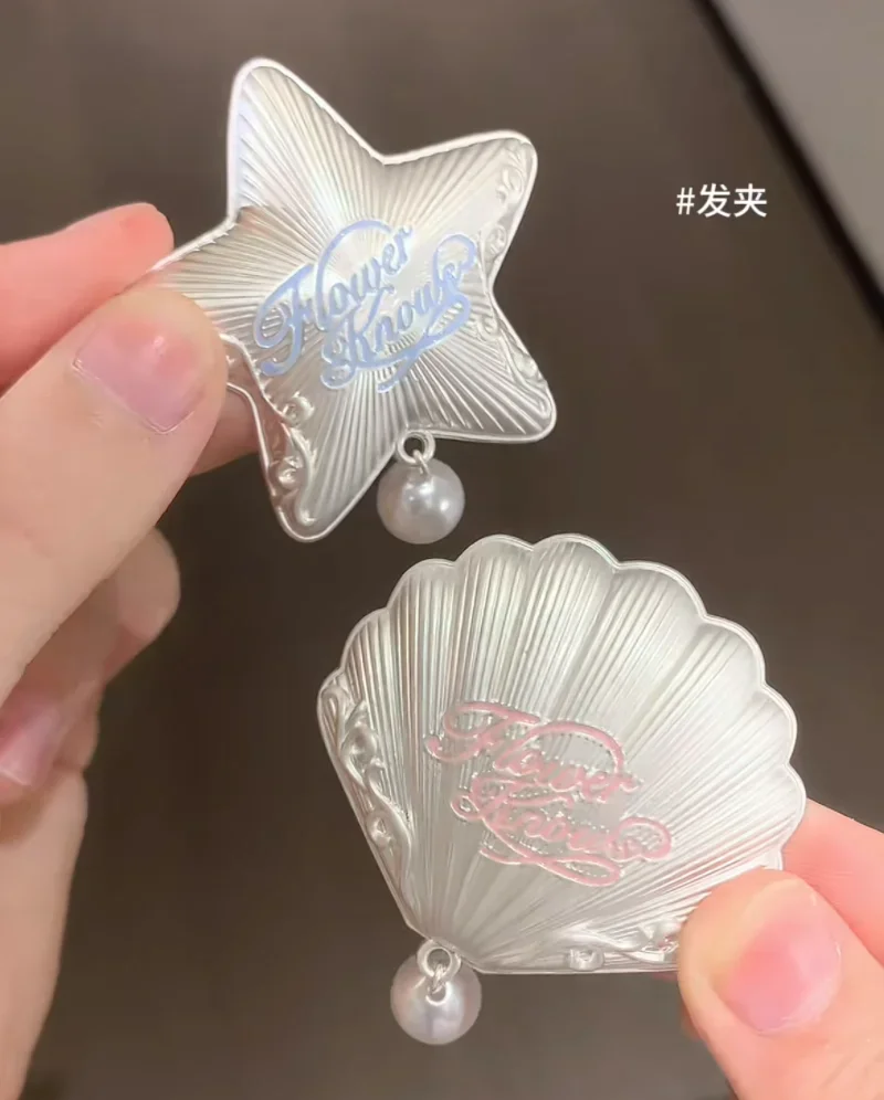 Flower Know Shell Pearl Collection Hair Clips 2 Types Hair Clips Women Beauty Hair Accessories