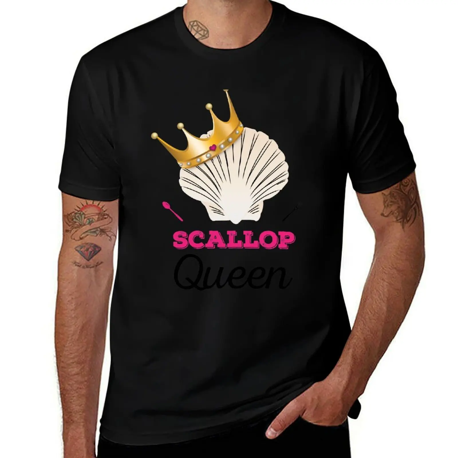 Scallop Queen T-Shirt Quick Dry Fishing T-Shirt