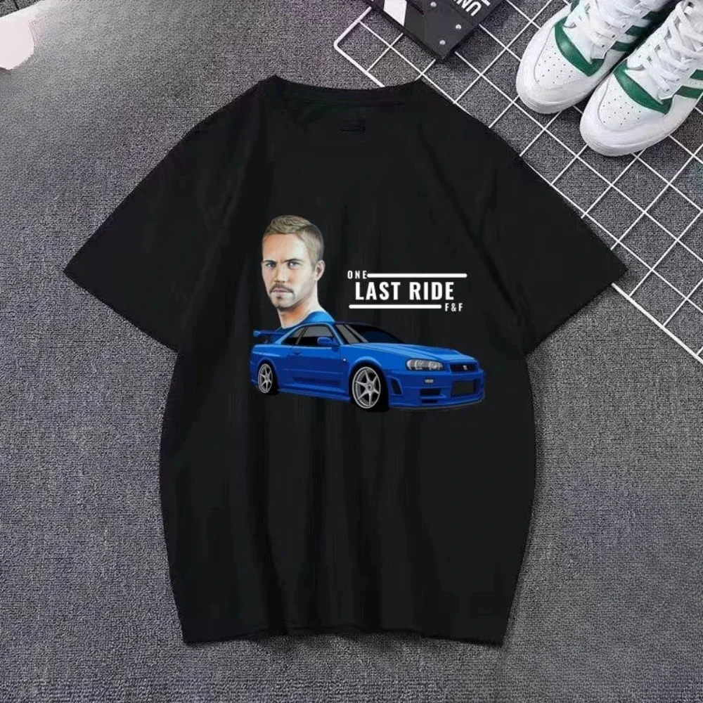 Paul Walker Gift for Him and Her and For Men Custom Gift Furious 7 Vintage Unisex T Shirt Vintage Fast and Furious Streetwear