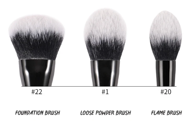 KVD Makeup Brushes Series Blusher Powder Foundation Concealer Eye Shadow Blending Cosmetic Beauty Soft Brush Tools Maquiagem
