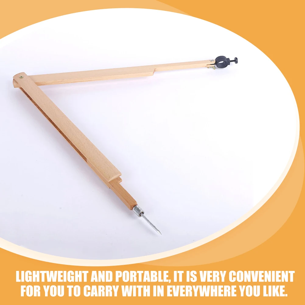 

Wooden Beam Compass Firm Geometry Drawing Tool Lightweight Portable School Teaching Math Blackboard Drafting Measurement