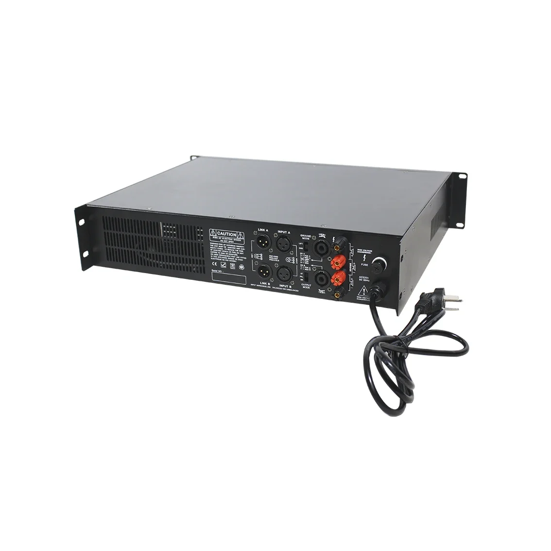 High Power 2U 1000W Sound System HiFi Power Amplifier With Protection, Signal, Clip, Bridge And Power LED