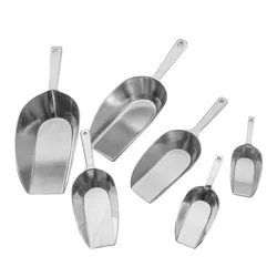 Alloy Salt Spoon Food Ice Scoop 150mm 180cm 245cm