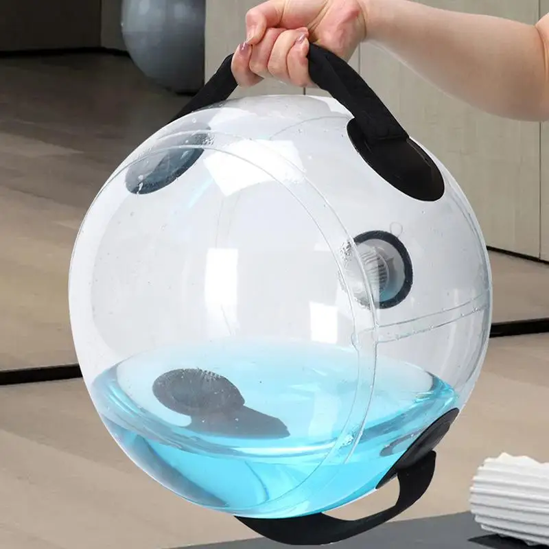 15kg Adjustable Workout Aqua Bags Water Training Bag Adjustable Inflatable Water Power Bags For Fitness Body Building Aqua Ball