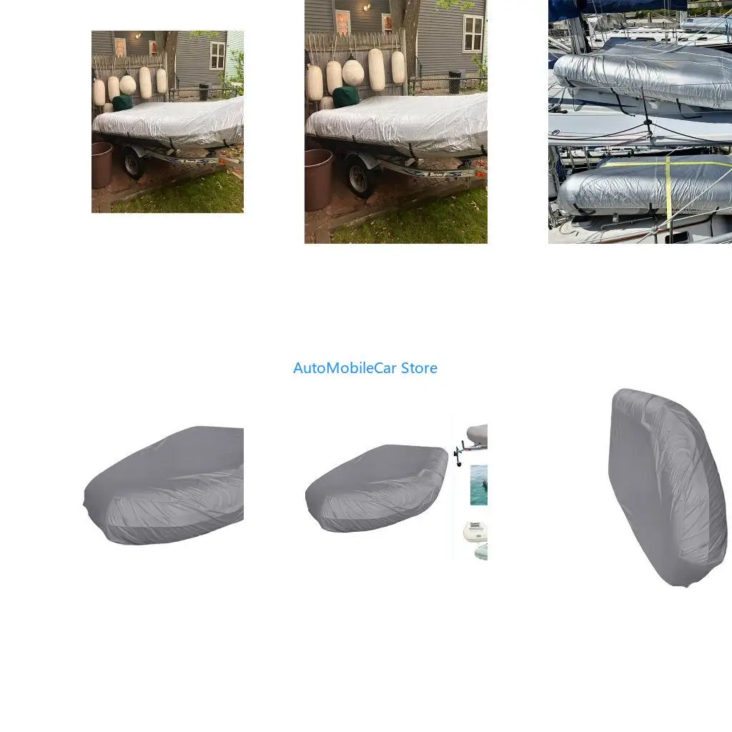 G8TE Boat Cover 210D Oxford Fabric Waterproof Dustproof & UV Resistant for Boats