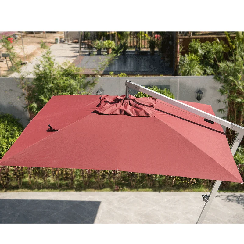 High Quality Outdoor Furniture Garden Sets Big Size Custom Parasols Square/round Patio Umbrellas & Bases