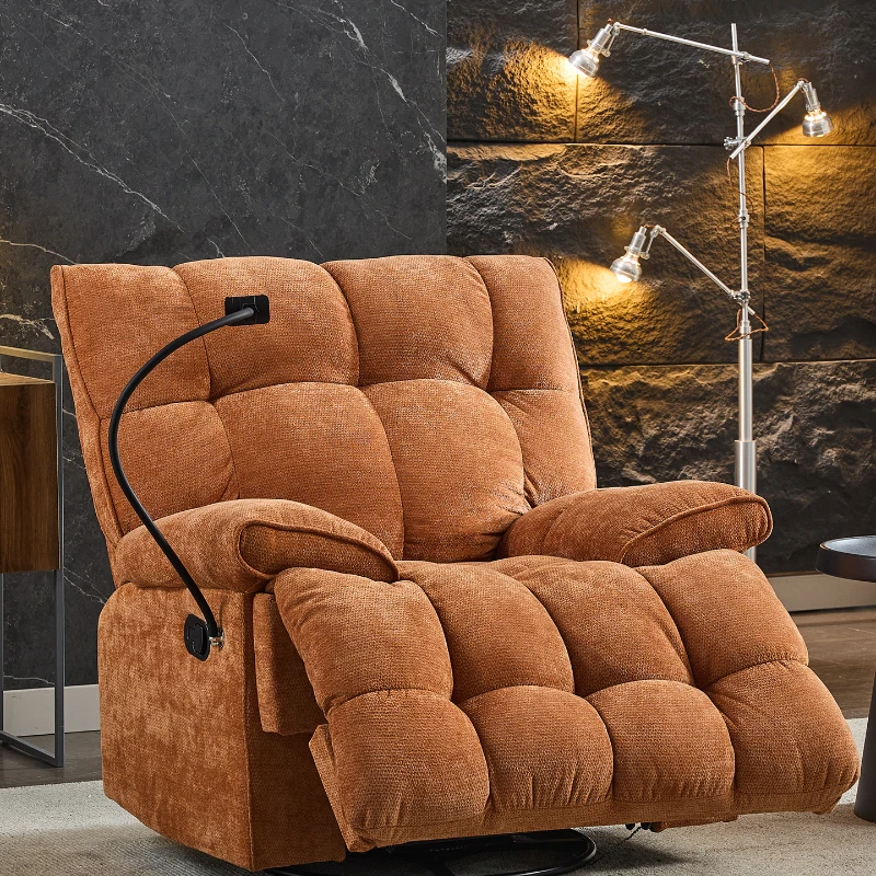 

Cloud fabric electric leisure cream sofa multi-functional single living room leisure can lie down can sleep lazy