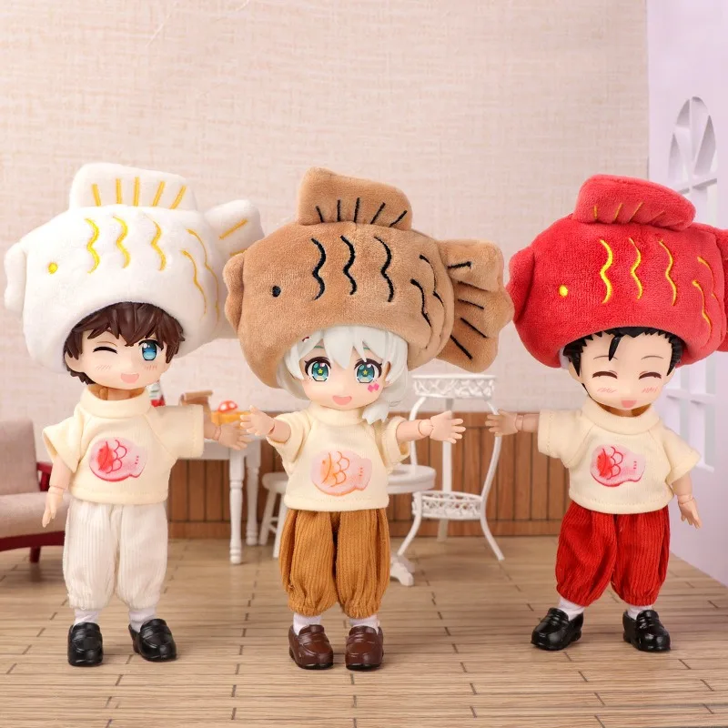 OB11 baby clothes snapper roast set 1/12 BJD doll clothes doll accessories