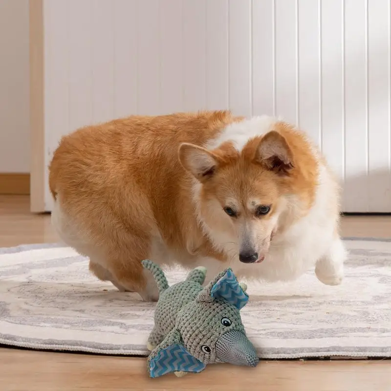 Dog Squeaky Animals Squeaky Plush Dog Sound Toys Tough Chew Plush For Entertainment Interactive Dog Toy For Aggressive Chewers