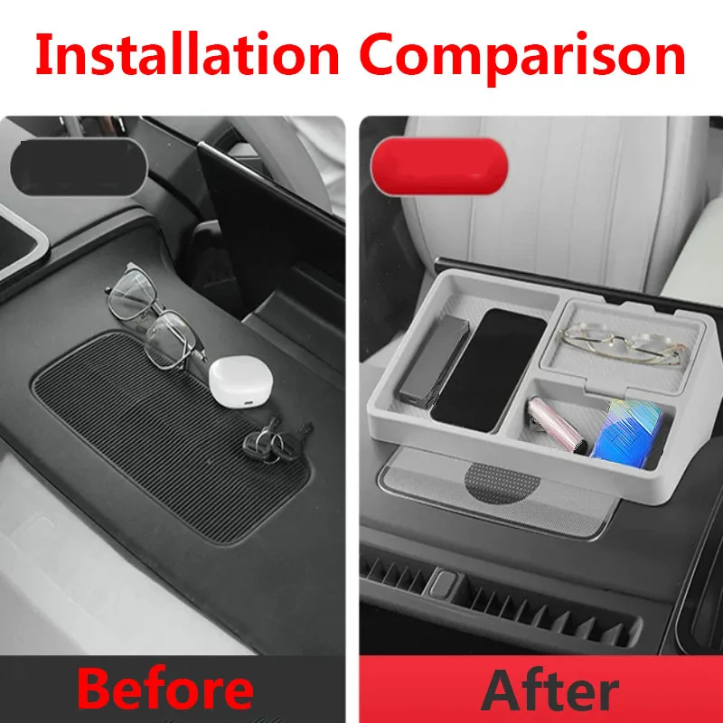 For BYD Ti7 Equation Leopard Ti7 2025-2027 Car Central Screen Store Content Box After Finishing Receive Interior Car Accessories