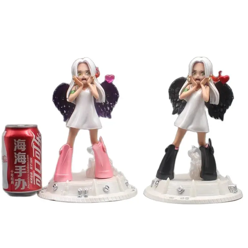 One Piece Anime Modelo Garagem Kit, GK Serafim Anjo Pequena Imperatriz Boa Hancock Figura Animação, Pirata Rei Enfeites Boneca, 9,5"