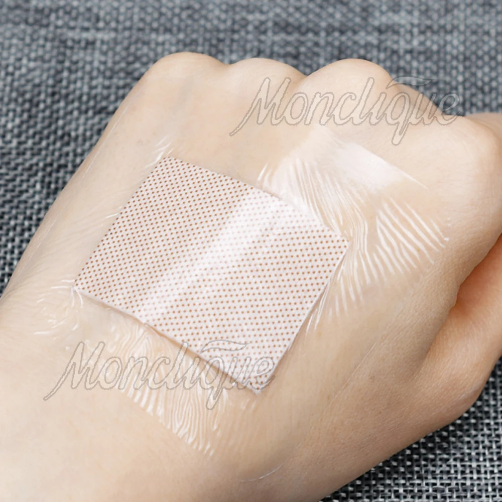 

30pcs Transparent Sterile Wound Patch Medical Grade Silicone Waterproof Repair Patch Adhesive Wound Patch Outdoor Sport Bandage