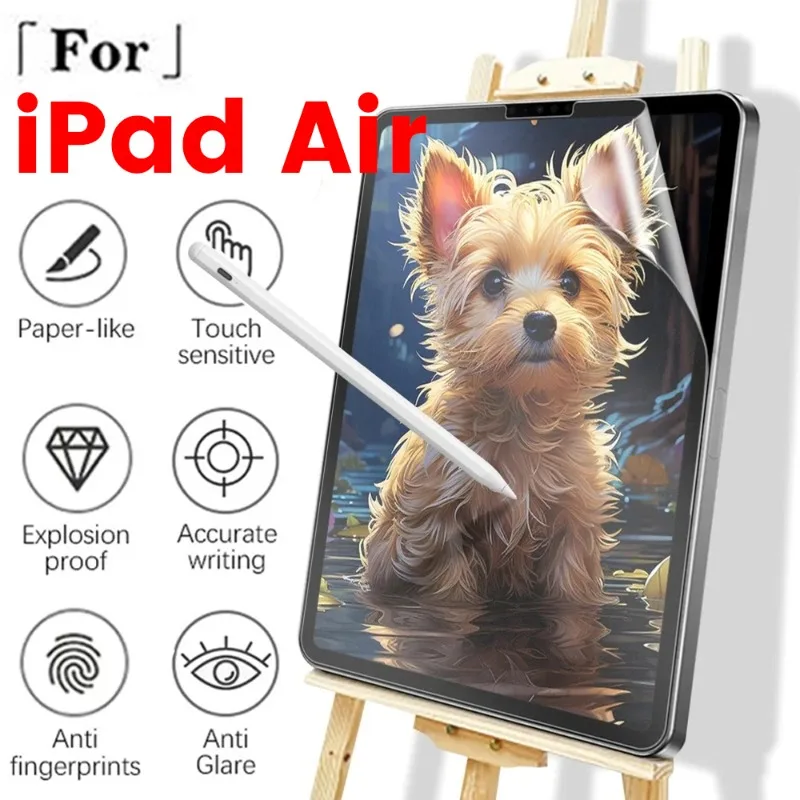 

Paper Feel Film Screen Protector for iPad Air 2024 Clear Paperfeel Protective Soft Films for IPad Air 6th Generation Accessories