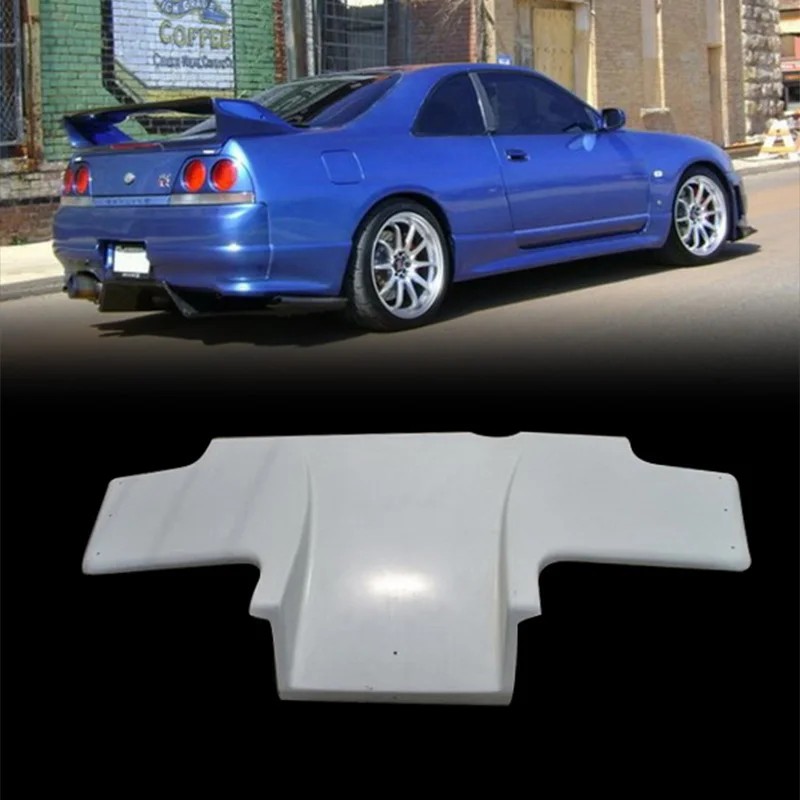 For Nissan Skyline R33 GTR TS Aero Rear Diffuser w/ Metal Fittings (3pcs), Bumper Under Panel