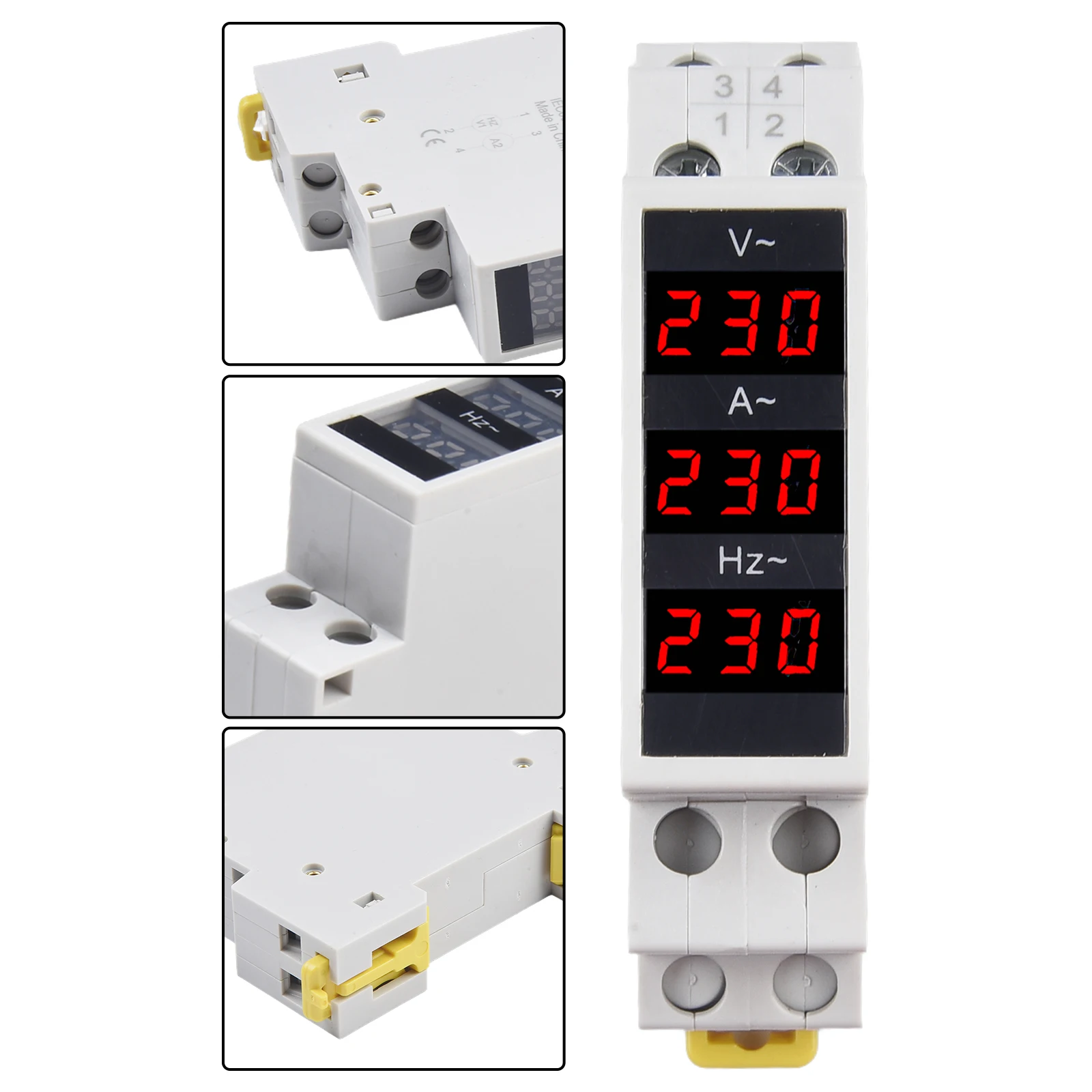 

AC80-500V Meter Digital Voltmeter Real-time Data Display Voltmeter AC V Wide Availability Ammeter CLEAR VIEW Din Rail
