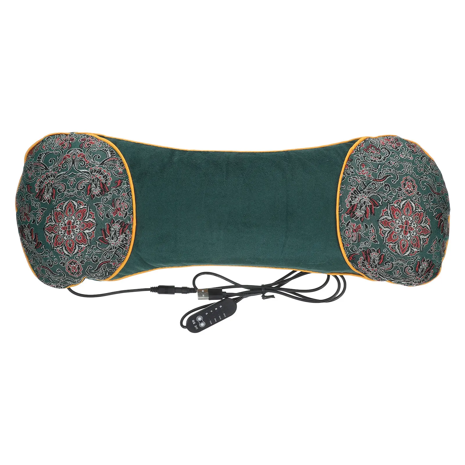 

Подушка для шеи с массажером для спины и подогревом, для кормящих мам, с улучшенным эффектом нагрева, темно-зеленая