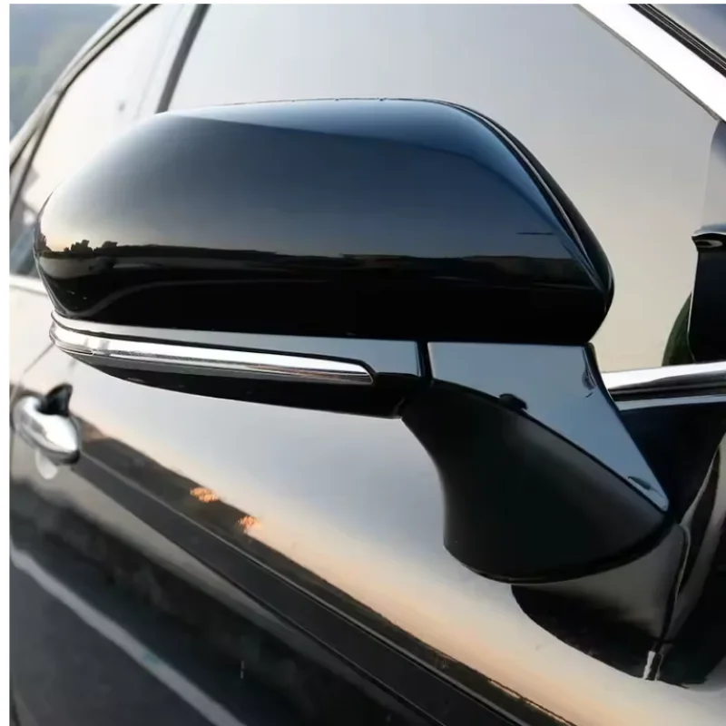 Fit For Toyota Camry XV70 70 2018 -2024 Stainless Car Outside Rearview Mirror Trim Molding Cover Sequin Sticker