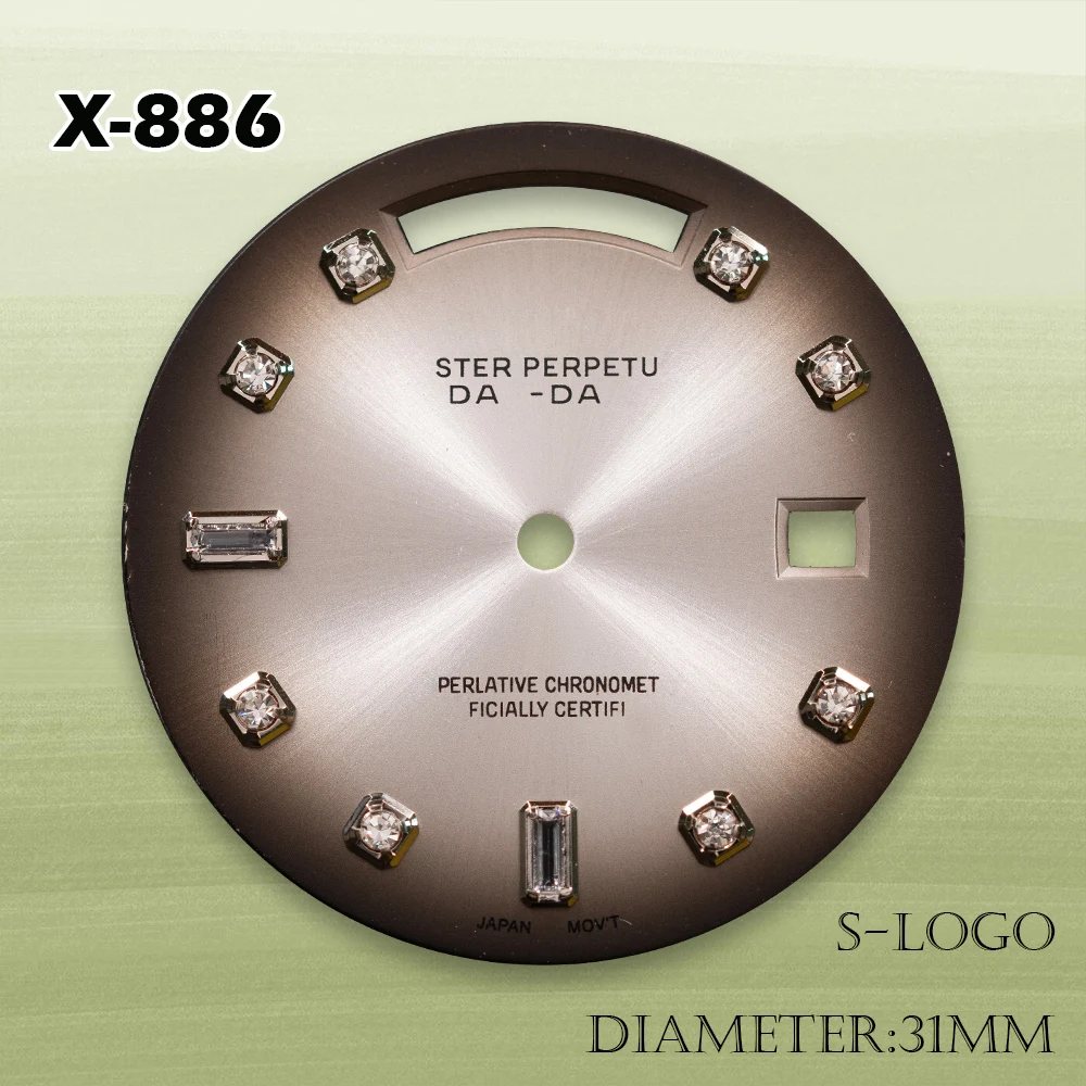 

Циферблат с полым хрустальным стержнем и логотипом S диаметром 31 мм для механизма 8285 — несветящийся | Полные аксессуары для модификации часов