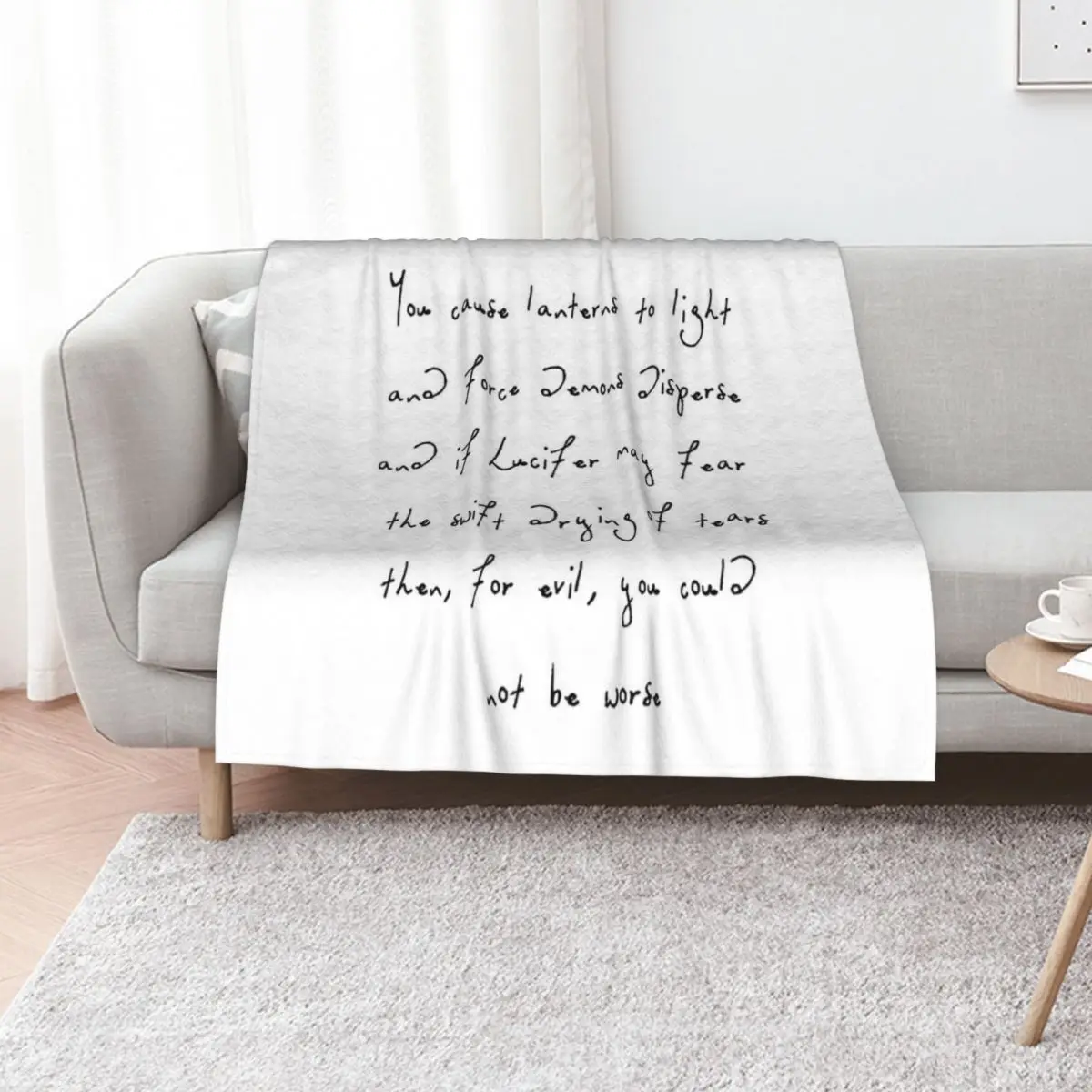 

After Rain - Dermot Kennedy Handwritten Lyrics Throw Blanket decorative Tourist Personalized Gift Custom Blankets