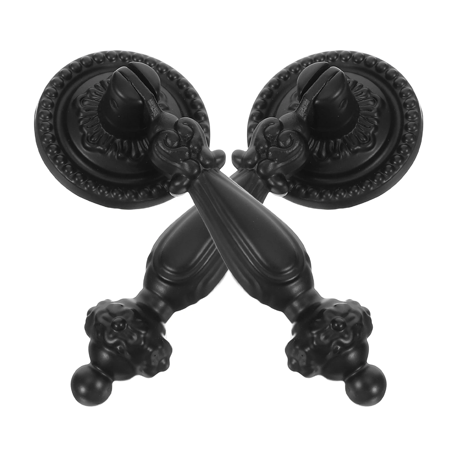 

2 Pcs Bronze Cabinet Handles Vintage Zinc Alloy Drawer Knobs Retro Pulls for Kitchen Furniture Hardware