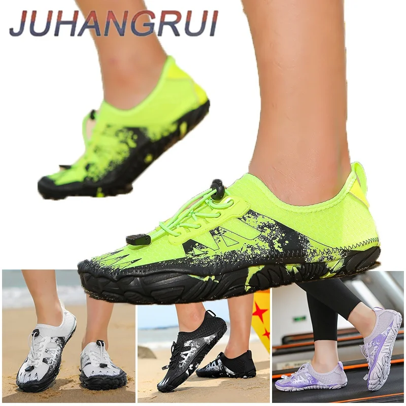 

Men Aqua Shoes Breathable Sport Shoe Quick Dry River Sea Shoes Wading Water Shoe for Women Barefoot Beach Shoe Sneaker Anti-slip