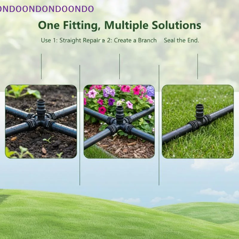 20Pcs Hose Repair Extension Drip Irrigation 16mm 20mm Tubing Easy Connectors Garden Watering Accessories for Plants