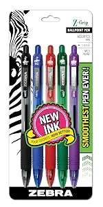 Retractable Ballpoint Pens Smooth Writing Black Ink 1.0mm Medium Point for School Office Note Taking Journal Planner Supplies 24 Pack