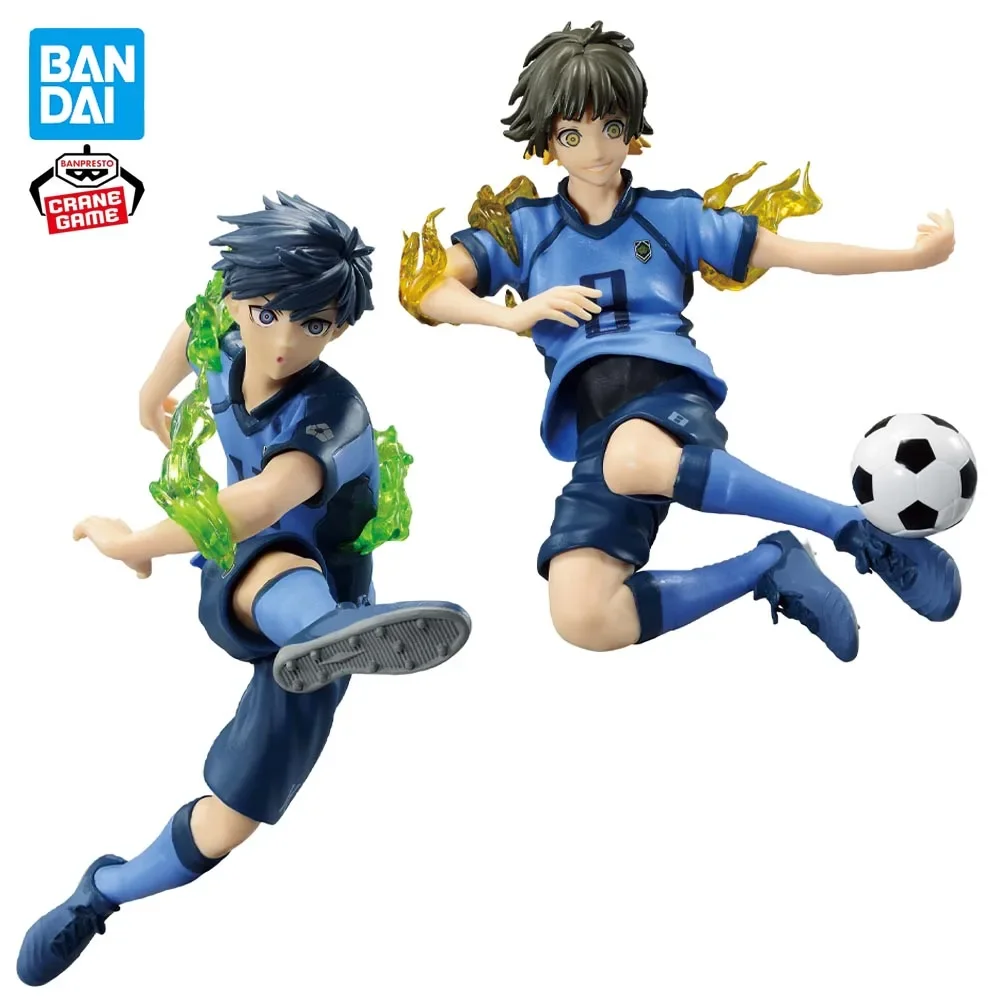 In Stock Original BANPRESTO Blue Lock Awakening Isagi Yoichi Bachira Meguru Figure Anime Model Genuine Boxed Toy
