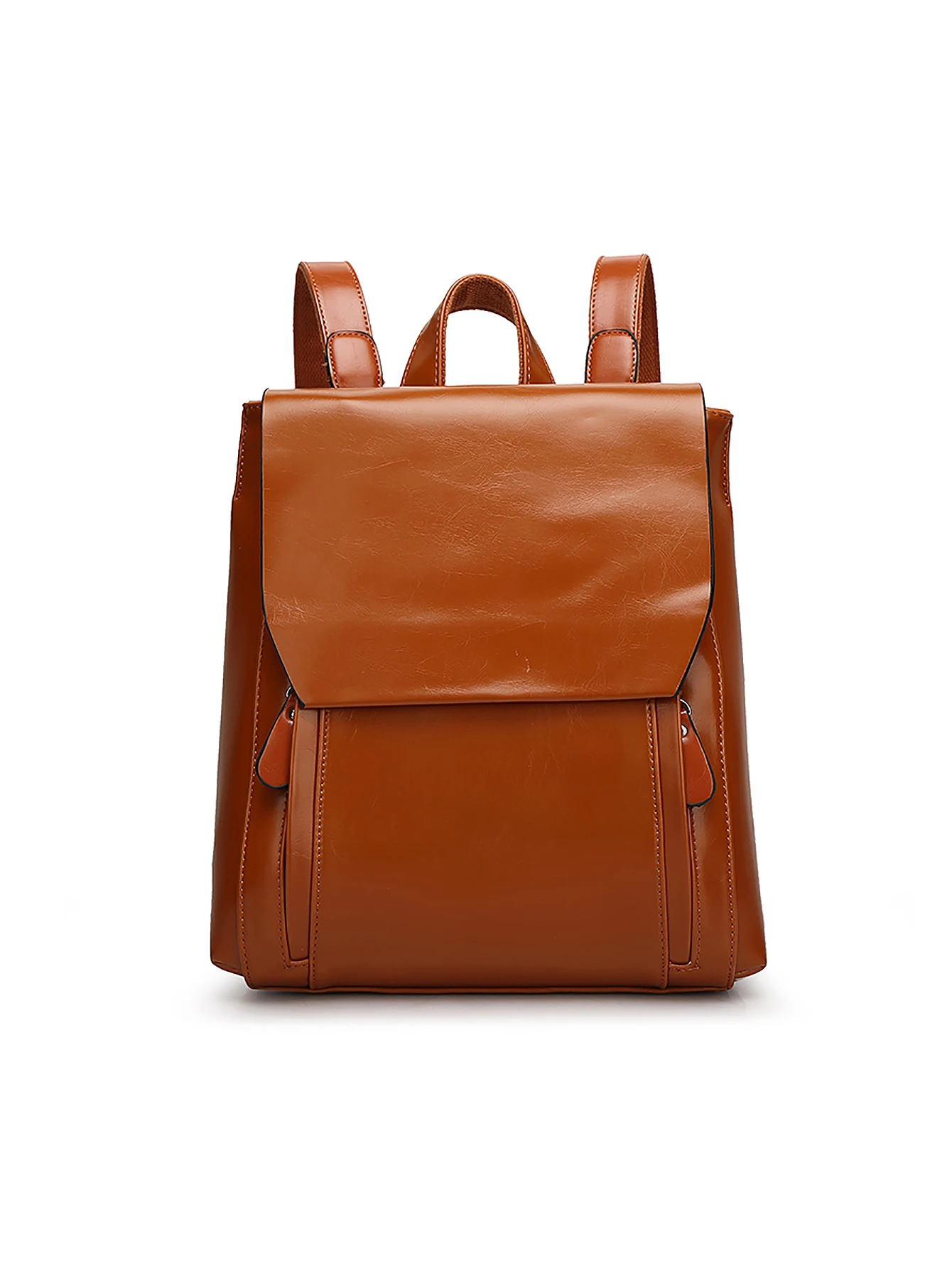 

Новый модный и элегантный многофункциональный рюкзак из вощеной кожи, подходящий для ежедневных поездок и коротких путешествий.