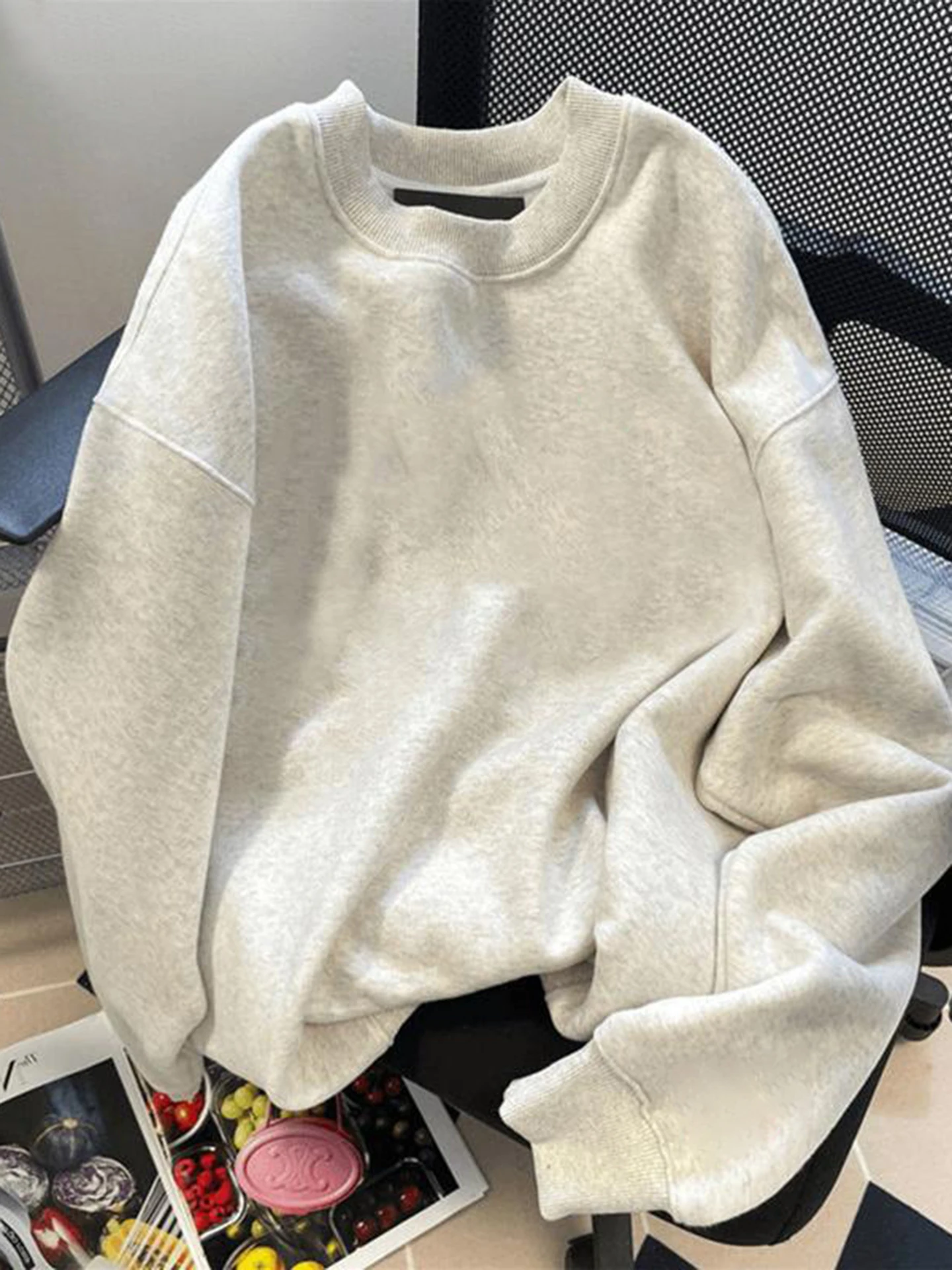 الأمريكية Sle Fce اصطف هوديي الرجال الخريف الشتاء Faion العلامة التجارية طويلة Sve تي شيرت طبقة قاعدة دافئة irt لباس غير رسمي #1