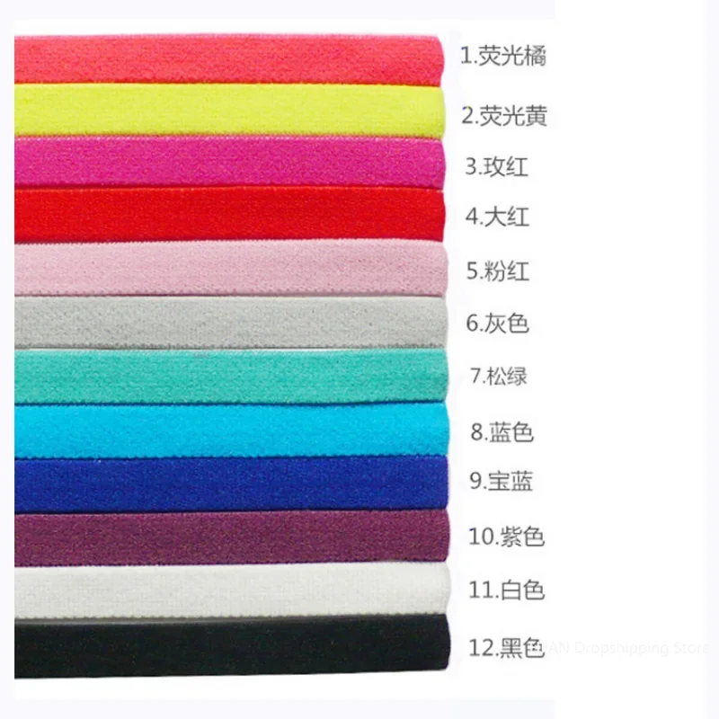 Elastic Absorbent Sweat Bands Yoga Running Fitness Headband Thin Sports Women Men Hair Bands Anti-slip Girls Hair Accessories