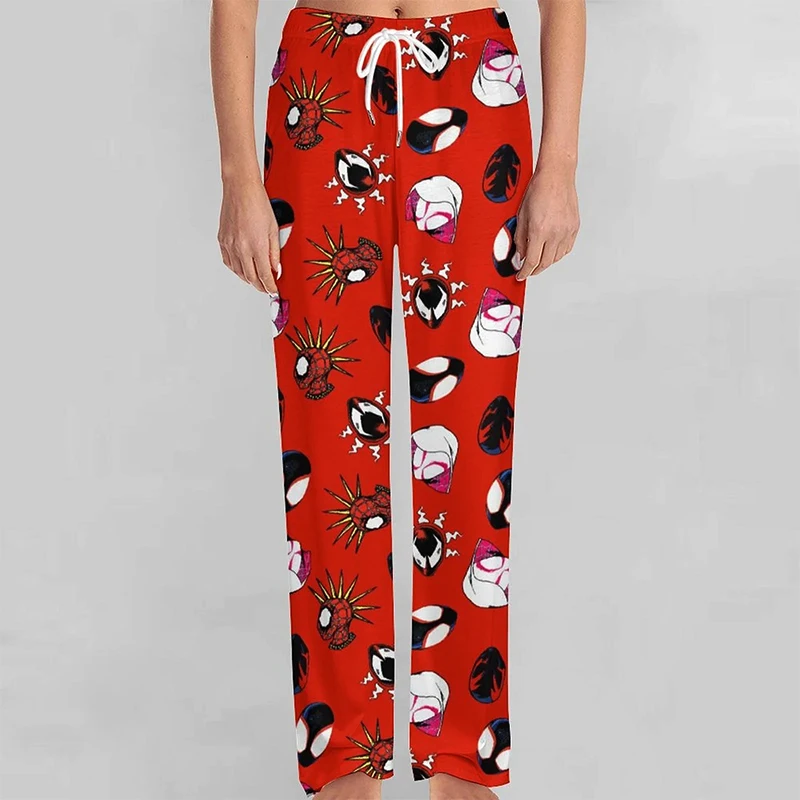 Nova hello kitty pijamas calças para mulheres homens dos desenhos animados casal lounge sleep bottoms calças de pijama lounge pant kawaii presentes de natal