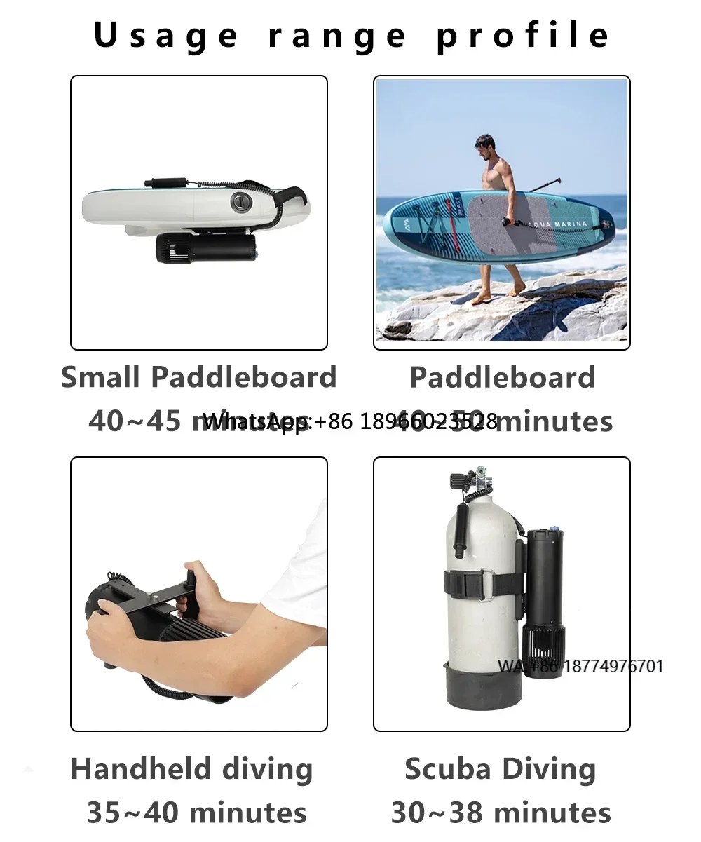 

Electric 500W Underwater Propeller Sea Scooter for Diving