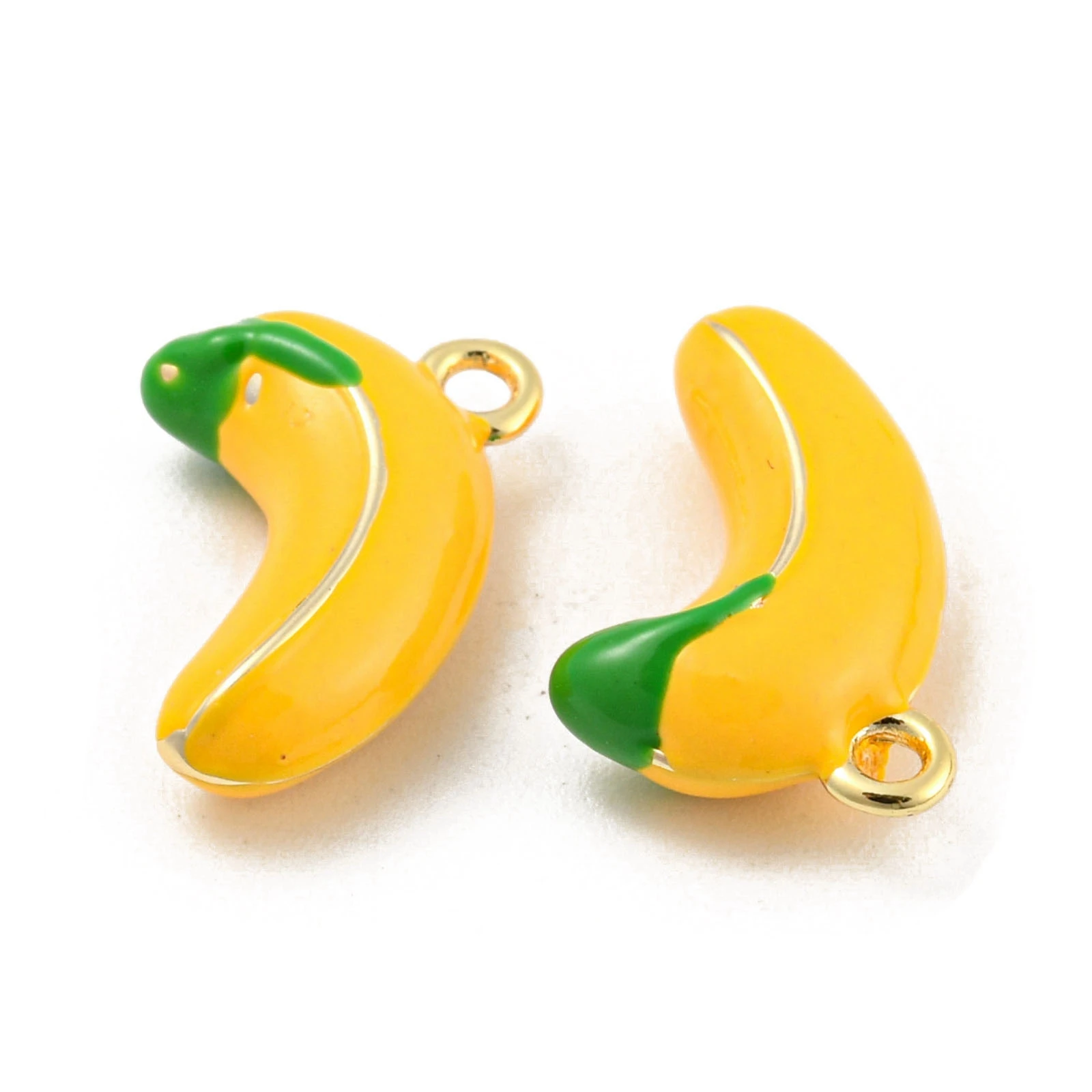 20/30pcs 3D Fruit Vegetable Shape Charms Pitaya Banana Brass Enamel Pendant for Necklace Earring DIY Jewelry Making Supplies