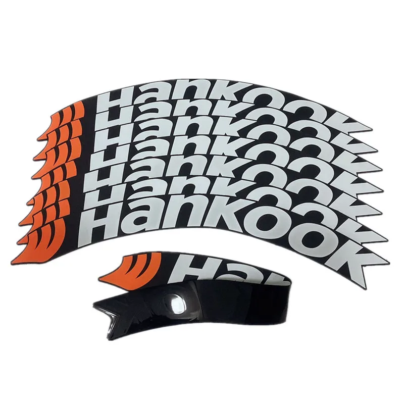 3D Wheel Tire Letters Suitable for HANKOOK Stickers PVC Cool Car Styling Tyre Decals Decor Universal Waterproof and Firm Sticker