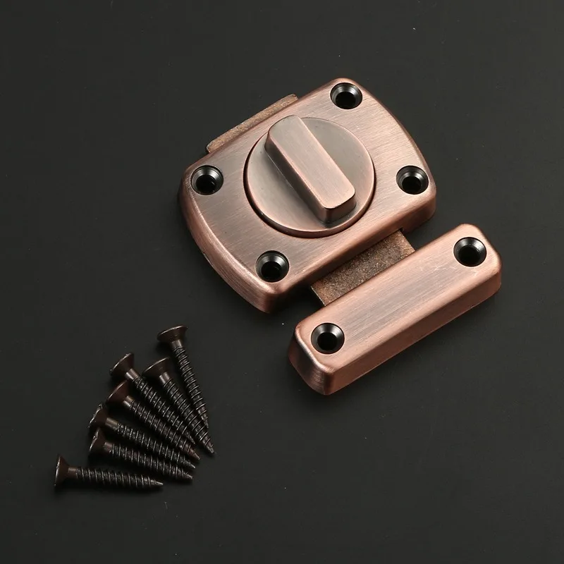 Rotating bolt lock, sliding lock, rotating bucket, bathroom toilet lock