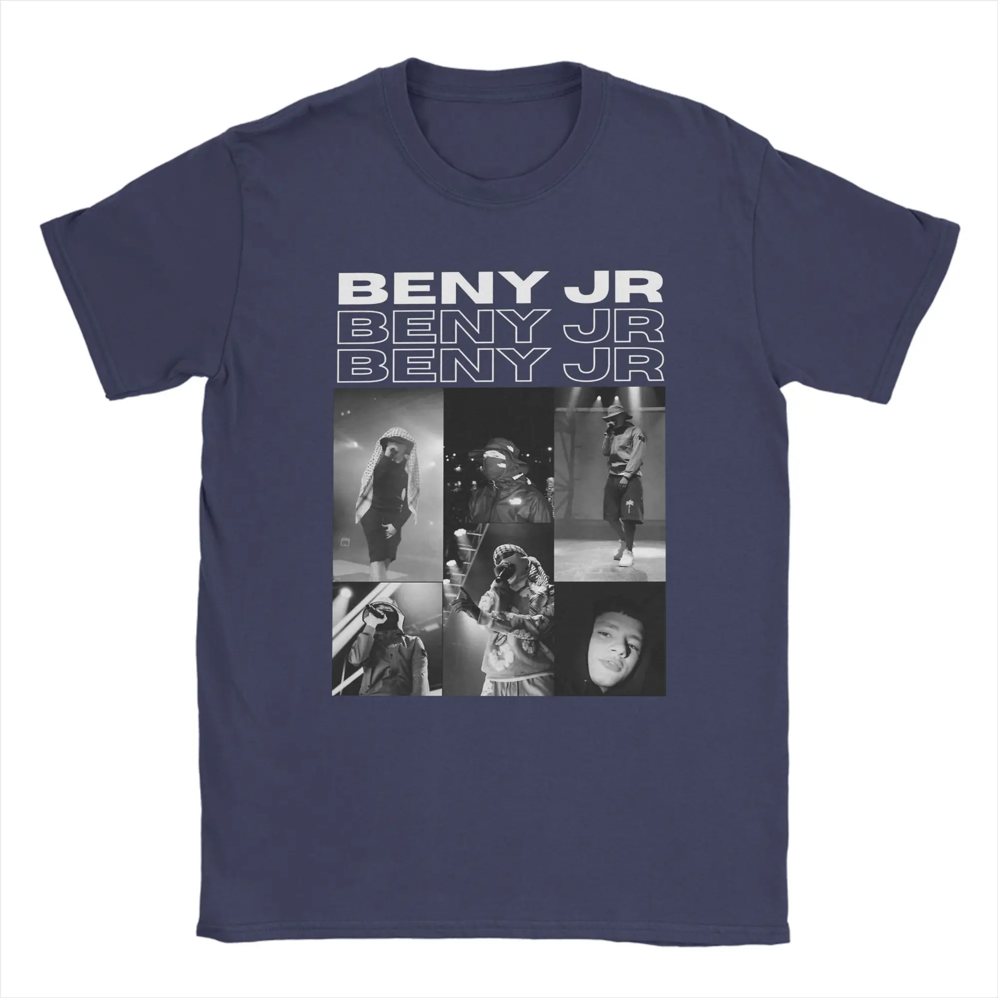 تي شيرت رجالي Beny Jr تي شيرت قطني كاجوال بأكمام قصيرة تي شيرت برقبة دائرية ملابس هدية عيد ميلاد