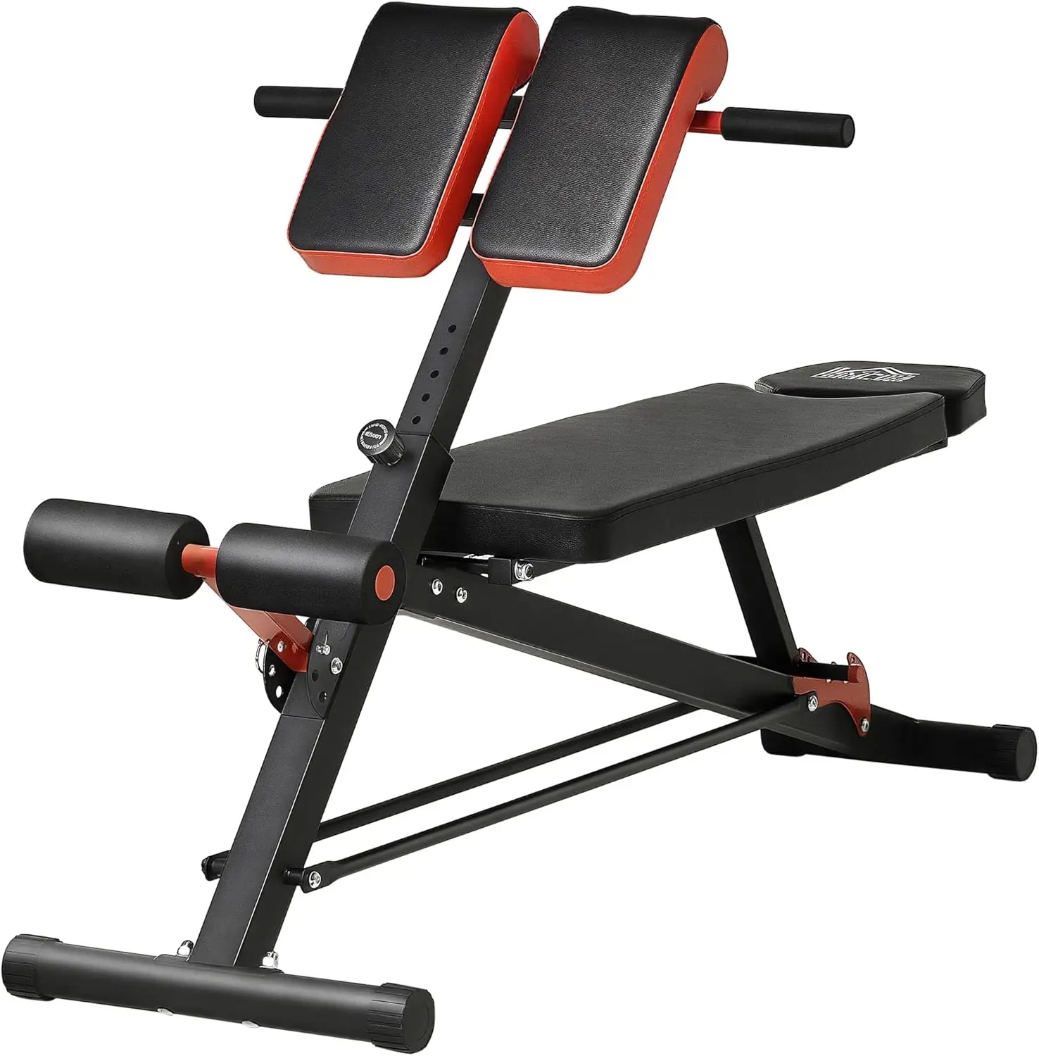 Banco de pesas ajustable con mancuernas de hipertensión, soportes de espuma para piernas, abdominales para ejercicio, brazos, núcleo, estación de entrenamiento de fuerza para el hogar