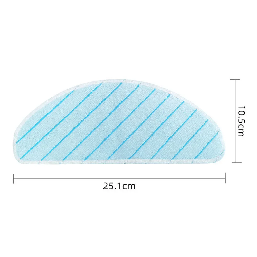 2 Pcs Microfiber Pad Replacement Wipes For Yeedi Vac 2 Pro Robot Vacuum Cleaner Parts Rag Cloth Mop Pad For Floor Cleaning