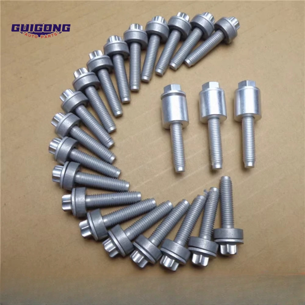 GUIGONG Aluminum Valve Chamber Cover Screw for BMW 6 Cylinder E90, E60, 323, 325, 330, 523, 525, 530, N52 Car Engine Parts